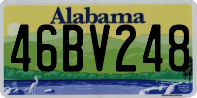 AL license plate 46BV248