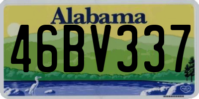 AL license plate 46BV337