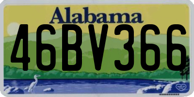 AL license plate 46BV366