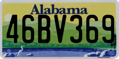 AL license plate 46BV369