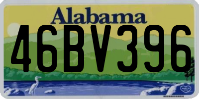 AL license plate 46BV396