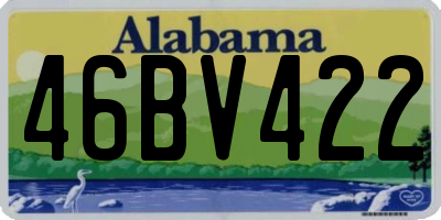 AL license plate 46BV422