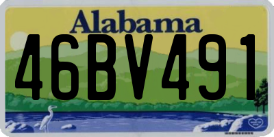 AL license plate 46BV491