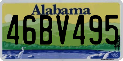 AL license plate 46BV495