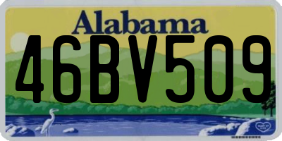 AL license plate 46BV509