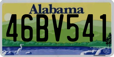 AL license plate 46BV541