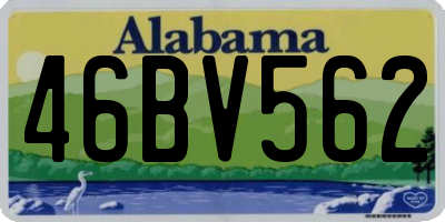 AL license plate 46BV562