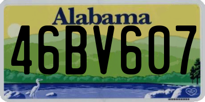 AL license plate 46BV607