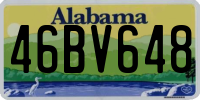 AL license plate 46BV648