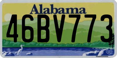 AL license plate 46BV773