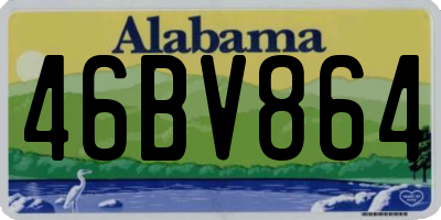 AL license plate 46BV864