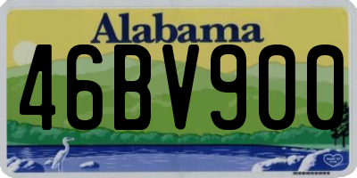 AL license plate 46BV900