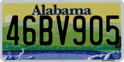 AL license plate 46BV905
