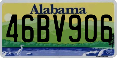 AL license plate 46BV906