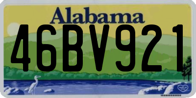 AL license plate 46BV921