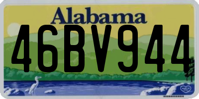 AL license plate 46BV944