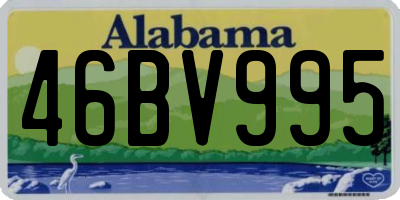 AL license plate 46BV995