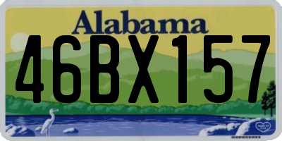 AL license plate 46BX157