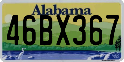 AL license plate 46BX367