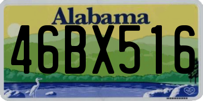 AL license plate 46BX516