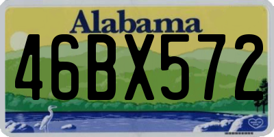 AL license plate 46BX572