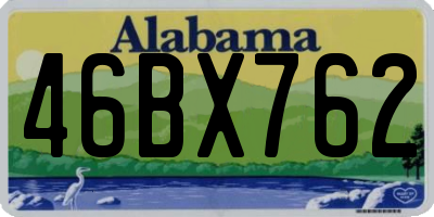 AL license plate 46BX762