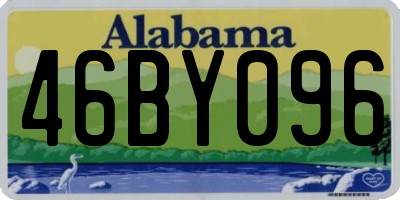 AL license plate 46BY096