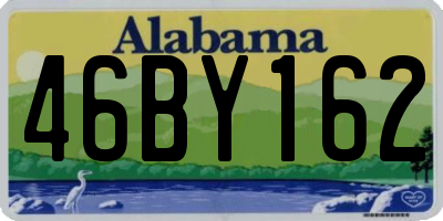 AL license plate 46BY162