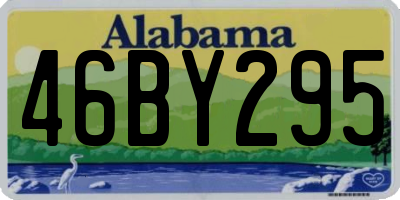 AL license plate 46BY295