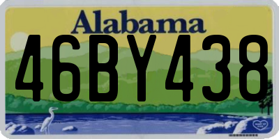 AL license plate 46BY438