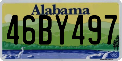 AL license plate 46BY497