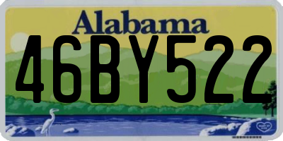 AL license plate 46BY522