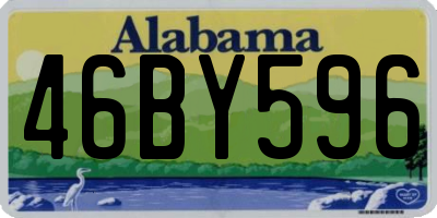 AL license plate 46BY596