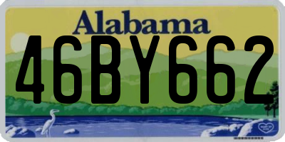 AL license plate 46BY662