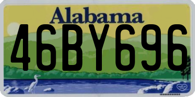 AL license plate 46BY696
