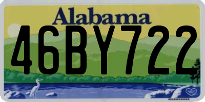AL license plate 46BY722