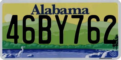 AL license plate 46BY762
