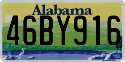 AL license plate 46BY916
