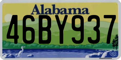 AL license plate 46BY937