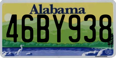 AL license plate 46BY938