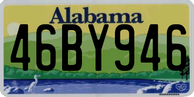 AL license plate 46BY946