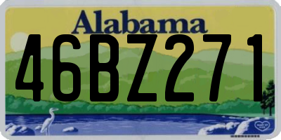 AL license plate 46BZ271