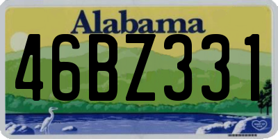 AL license plate 46BZ331