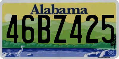 AL license plate 46BZ425