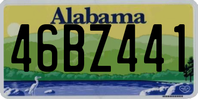 AL license plate 46BZ441