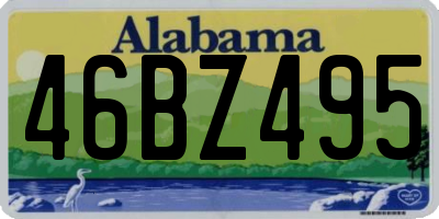 AL license plate 46BZ495