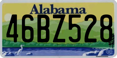 AL license plate 46BZ528