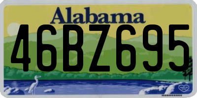 AL license plate 46BZ695