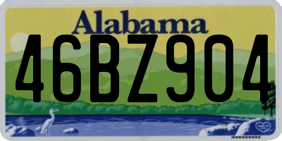 AL license plate 46BZ904