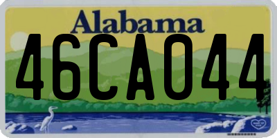 AL license plate 46CA044